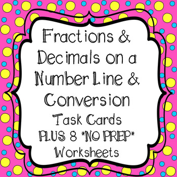 Classroom Freebies Too: Converting Fractions to Decimals on a Number Line