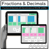 Fractions & Decimals with Denominators of 10 & 100  {4.NF.6}