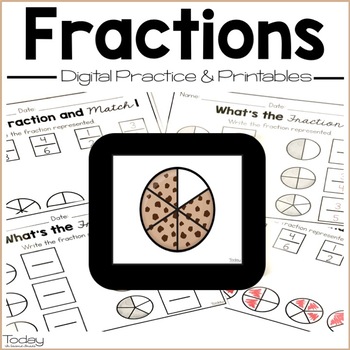 Preview of Fractions  (Distance Learning)
