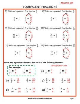 fractions equivalent fractions fraction circles grades 5 6 5th 6th grade