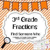Fractions Find Someone Who Activity