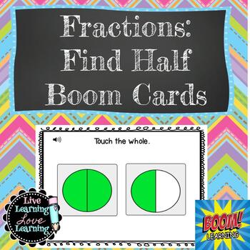 Preview of Fractions Find the Whole | Boom Cards