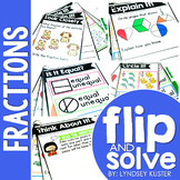 Fractions - Flip and Solve Books