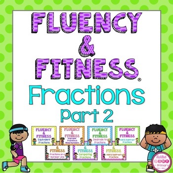 Preview of Fractions (Part 2) Fluency & Fitness® Brain Breaks