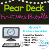 Fractions Fourth Grade Pear Deck Bundle