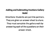 Fractions Gallery Walk