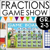 Fractions Game Show  - 2nd Grade and 3rd Grade PowerPoint 