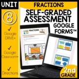 Fractions Google Form Math Assessments