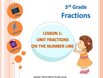 Preview of Grade 3 Fractions- Lesson 1