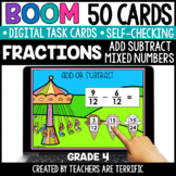 Fractions Grade 4 Set 2 Boom Cards - Digital