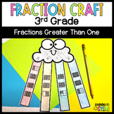Fractions Greater Than One Craft | St. Patricks Day Math C
