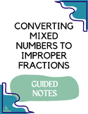 Fractions Guided Notes