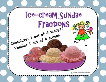 Preview of Fractions: Ice-Cream Sundaes