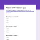 fractions quiz interactive lessons resource drive google math