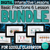 DIGITAL Fractions Interactive Lessons Bundle for Google Classroom