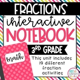 Fractions Interactive Notebook for 3rd Grade
