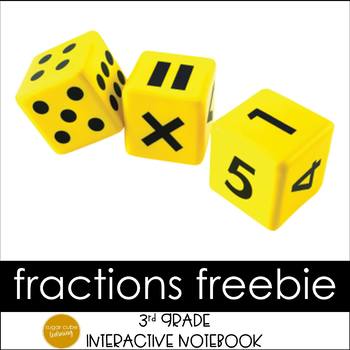 Preview of Fractions Interactive Notebook Grade 3 Sampler