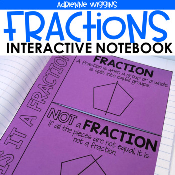 Preview of Fractions Interactive Notebook Pages