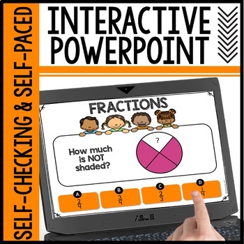Preview of Interactive Math Games Fractions Powerpoint