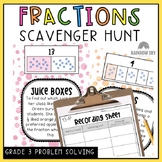 Fractions Investigation - Scavenger Hunt - Grade 3