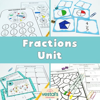 Preview of Fractions Lesson Plans (Math SOL 3.NS.3) {Digital & PDF Included}