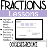 Fractions Lessons & Student Work ⎮ Digital - Google Slides