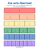 Fractions Manipulatives 4-Day Lesson Add, Sub, Mulitply, D