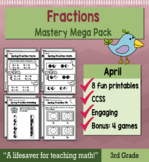 Fractions "Mastery Pack" for April