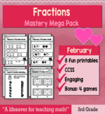 Fractions "Mastery Pack" for February