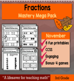 Fractions "Mastery Pack" for November