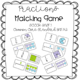 Fractions Matching Game - Standard Form, Area Model, Numbe