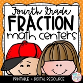 Fractions Math Centers FOURTH GRADE