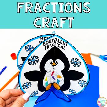Preview of Fractions Craft  | Introducing Fractions and Equivalent Fractions Craft