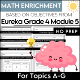 Fractions Math Enrichment Packet Eureka Engage NY Grade 4 