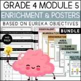 Fractions Math Enrichment & Posters for Eureka 4th Grade M