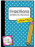Fractions Math Notebook/Math Journal Pack