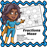 Fractions Maze