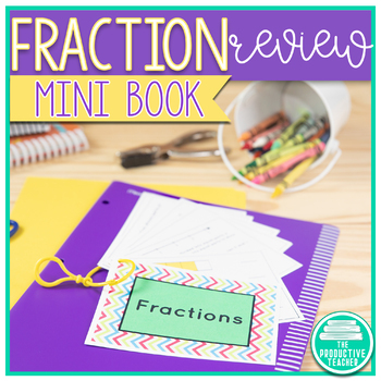 Preview of Review of Fractions Book