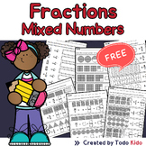 Improper Fractions and Mixed Numbers - Free