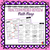 Fractions Mixed Review Math Maze