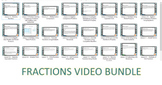 Fractions Module Video Lesson Bundle