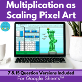 Fractions Multiplication As Scaling 5th Grade Pixel Art | 5.NF.5