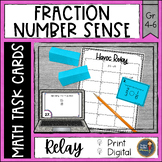 Fractions Number Sense Task Cards Havoc Math Relay