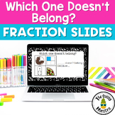 Fractions Number Talk Warm Up Google Slides for 3rd, 4th, 