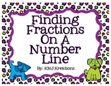 Fractions On A Number Line - Intro Tutorial, Task Cards & Game!