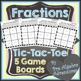Fractions Operations Activity {Math Tic Tac Toe}