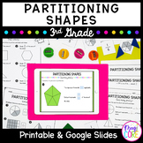 Fractions Partition Shapes 3rd Grade Math Geometry 3.GA.2 