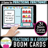 Fractions - Parts of a Group | Boom Cards™ - Distance Learning