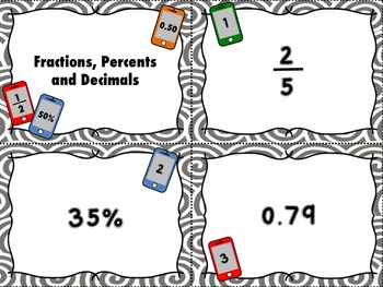 Preview of Fractions, Percents, and Decimals