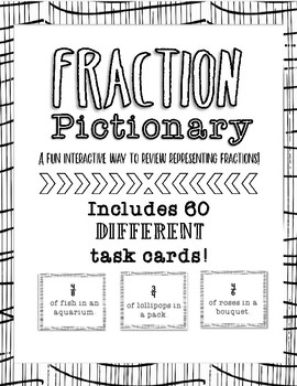 Preview of Fractions Pictionary